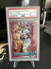 2021 Bowman Univ #4 Bryce Young Red Shimmer Refractor 1st Bowman #1/10 PSA 10