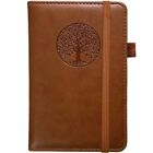 BIYUNRO Small Pocket Notebook,Leather Journal Mini (Filemot)