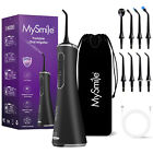 MySmile Portable Cordless LP211 Water Flosser Dental Oral Irrigator 5 Modes