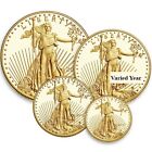 4-Coin Proof American Gold Eagle Set (Varied Year, Box, CoA)