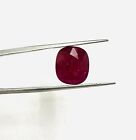 GIA CERTIFIED Cushion Cut Vived Red Ruby 9.69 Ct Untreated Loose Gemstone #469