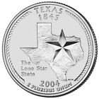 2004 D Texas State Quarter.  Uncirculated from US Mint Roll