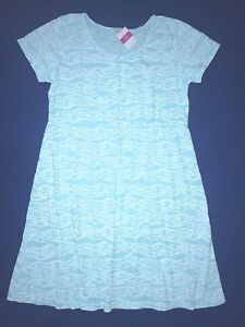 FRESH PRODUCE 3X Swimming Pool BLUE Seashore $75 SADIE Jersey Cotton Dress NWT