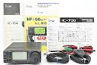 ICOM IC-706 HF/VHF Transceiver Japan ver. w/Extras & Box Good Cond.