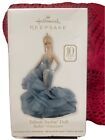 2011 Hallmark Keepsake TRIBUTE BARBIE DOLL Ornament Blue Gown