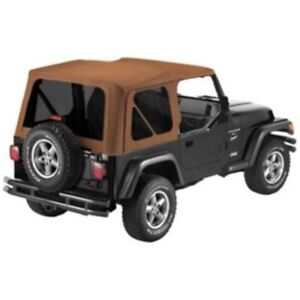 79139-37 Bestop Soft Top Tan for Jeep Wrangler TJ 1997-2002 (For: More than one vehicle)