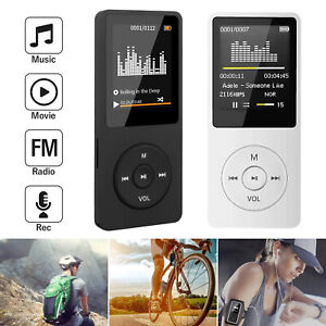 Portable 8gb Mp3 Player HIFI Sport Music Speakers Mp4 Media FM Radio Recorder