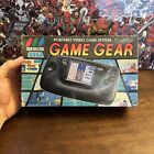 Sega Game Gear Black Handheld Console - Japan Import Box - Parts Or Repair, Read