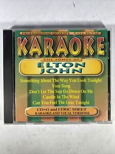 Karaoke: Songs By Elton John | CD+G, 1998, Lyric Sheet Karaoke & Vocal Versions