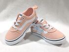 Vans Toddler's Ward Tropical Peach Slip On Canvas Skate Shoes-Size 6/7/8/9/10 NB