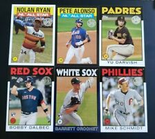 2021 Topps Series 2 1986 35th Anniversary Inserts with Blue Black You Pick
