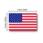 5x  American Flag Sticker Decal USA Red White Blue Small 1.2inch x2 Inch 1.2
