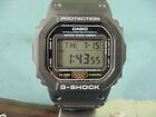 Pre-Owned Casio G-Shock 3229 Dw-5600e Watch Black Band and Case Illuminator Exc+