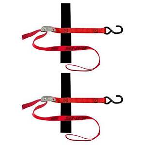 SNAP-LOC 1 in x 4 ft S-Hook Loop Cam Strap Tie-Down 1,500 lb 2-Pack