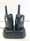Uniden GMRS 522 Two Way Radios Walkie Talkies 2 Handsets w/ Charging Base TESTED