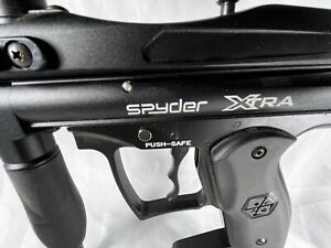 Spyder Extra Paintball Gun With 8 Inch Barrel Extension And Paintball Feeder