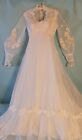 Wedding Dress Size 6 White long sleeve Pre-owned