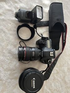 Canon EOS 5D Mark III 22.3MP Digital SLR Camera - Black (with EF L IS USM...