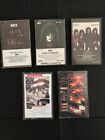 Kiss Cassette Tapes Lot of 5 Tapes Rock Music