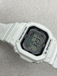 Casio G-Shock GLX-5600-7 G-Lide Tide Moon Graph White Square Digital Watch 5600