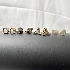 Lot Of 4 925 Sterling Silver Butterfly Closure Stud Earrings 3.41g