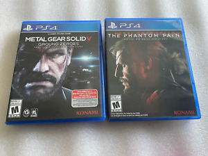 New ListingLot Of 2 PS4 Games - Metal Gear Solid V: Ground Zeroes + The Phantom Pain