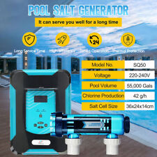 Sistema completo de generador de cloro para piscinas de agua salada para 55K Gal