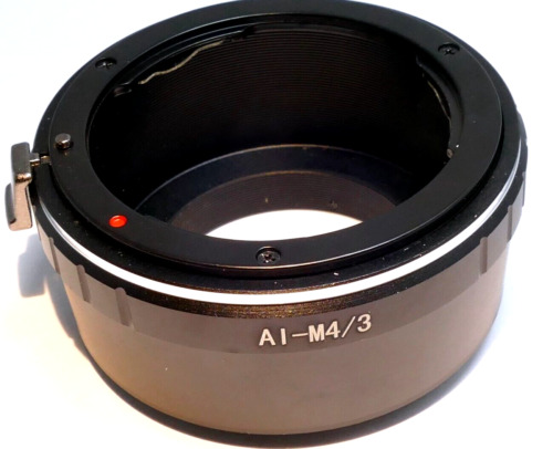 Nikon F AI Ai-s Lens to Micro 4/3 M4/3 Camera Mount Adapter GF3 GH5 6 Panasonic