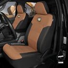 For KIA Caterpillar Car Truck Seat Covers for Front Seats Set - Beige Bundle (For: 2023 Kia Sportage)