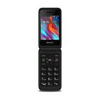 Schok Flip Phone SC3218B GSM 4G LTE 8GB 3.2 Inch, Black (Boost Unlocked)