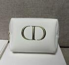 New In Box CD Dior Beauty Gold White Makeup Cosmetics Bag/Pouch/Clutch/Case
