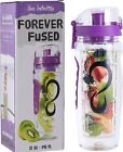 Live Infinitely 32 oz Fruit Infuser Water Bottle - Featuring a Full Infusion