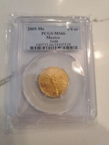 2005 LIBERTAD 1/4 oz Gold Onza ONLY 500 Minted PCGS Graded *FREE SHIPPING!!!*