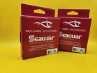 2 SEAGUAR RED LABEL Fluorocarbon Fishing Line 8lb 200 YARDS each.