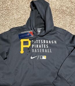 New Nike Pittsburgh Pirates Therma Fit Sweatshirt Men's Large