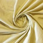 SH17 Sunny Light Yellow Hand Woven Dupioni Silk Fabric 100% Silk Fabric BTY