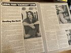 Linda Blair, Two Page Vintage Clipping