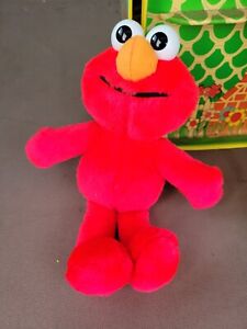1995 Tyco Sesame Street ELMO Plush Stuffed Animal Doll 8''