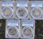 2019-W 5 Quarter Set/Lot. PCGS MS65. Includes 2 Early Finds and 1 First Week!