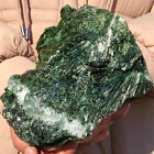 7.7lb  Natural green tourmaline quartz crystal cluster mineral specimen