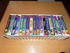 VHS Walt Disney Masterpiece Collection Classic RARE Lot Of 18 Movies NICE!!!