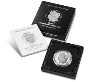 2023-S Proof Morgan Silver Dollar (23XF) w/Box and COA - SOLD OUT AT MINT