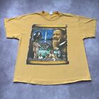 Vintage Martin Luther King Jr Shirt Size 2XL Yellow Black History Graphic Rap