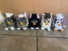 Lot of 6 Vintage 1999 Furby Buddies Beanie Plush 3 With Tags Tiger Electronics
