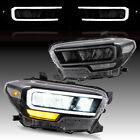 For 2016-2023 Toyota Tacoma FULL LED Reflector Headlights Turn Sigal Front Lamps (For: 2019 Toyota Tacoma)