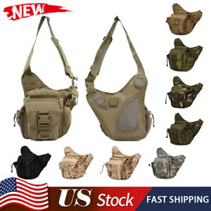 Outdoor Tactical Sling Bag Military Molle Messenger Crossbody Pack Fishing Bag