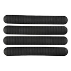 B5 Systems Rail Covers 4 Pack M-LOK Matte Black Press-In Fit Heat Resistant