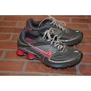 113 Nike Shox Turbo 8 Running Shoes Gray Pink Size 8.5 Womens 344948-061