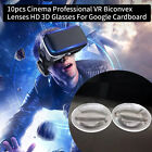For Google Cardboard Cinema Professional VR biconvex lens HD 3D glasses!!