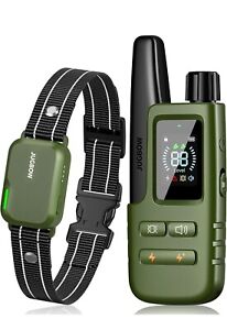 Dog Shock Collar - 3300FT Dog Training Collar with Remote Innovative IPX7 green